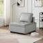 Canapé-lit convertible, canapé-lit simple en tissu de velours moderne, canapé-lit avec 1 coussin de dossier et dossier amovible, canapé-lit inclinable confortable pour le bureau et le salon-1062037268