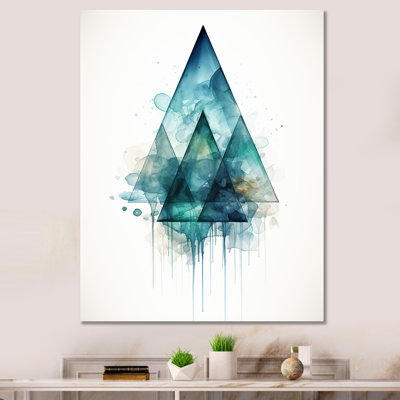 "Échos bleus émeraude de la pyramide"