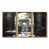 Toile avec cadre flottant or