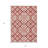 3' X 5' Ivory Geometric Washable Indoor Outdoor Area Rug