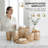 Valencia Collection Polyresin Bathroom Set Elegant Accessories for Christmas Modern Home Decor