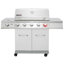Barbecue au gaz en acier inoxydable à 5 brûleurs avec brûleur latéral et brûleur latéral Royal Gourmet
