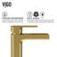 Robinet de salle de bain à poignée simple pour lavabo de type vasque Amada-46483627