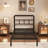 Javoronkov Metal Frame Bed with Headboard-1830148560