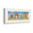 " Bright Beach Huts " Painting Print