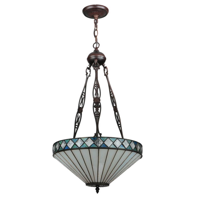 Luminaire suspendu pour bol 2 lumières unique