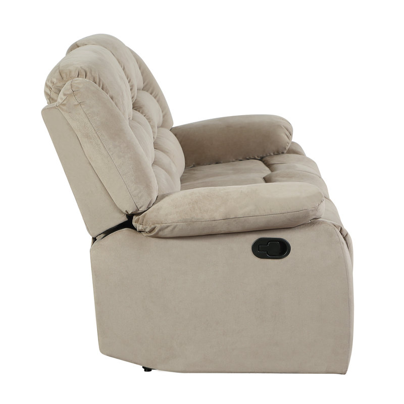 Causeuse transitionnelle en tissu de microfibre