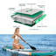 Planche de pagaie gonflable autoportante de 11 pi, SUP large avec accessoires haut de gamme, plateforme en EVA antidérapante, support pour appareil photo, bois foncé-127333872-127333870