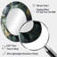 Doré et vert Terrazzo Marble Elegance I - Miroir mural moderne ovale-1507549982