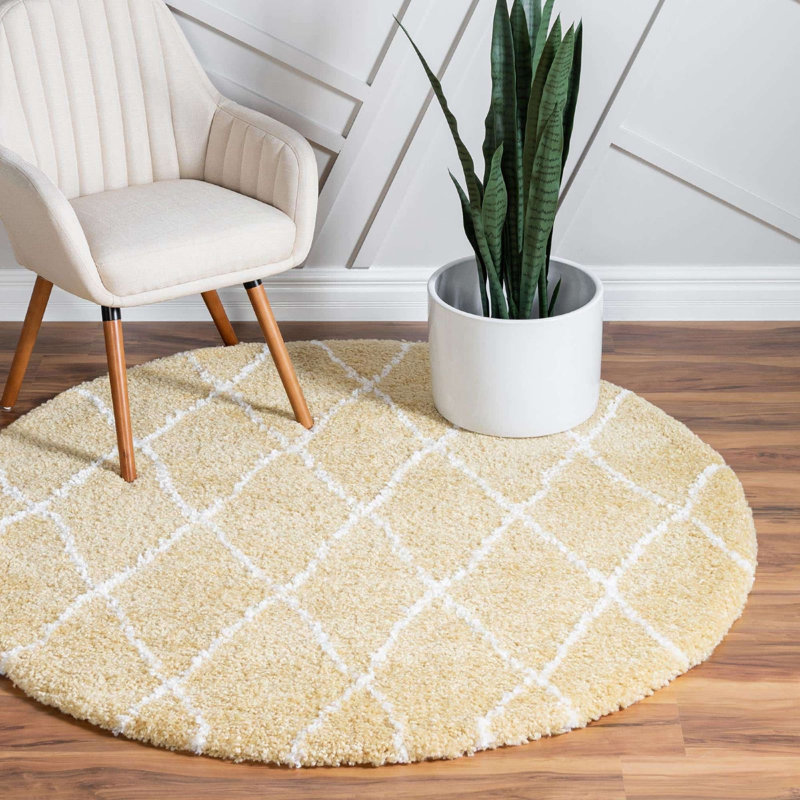 Walshville Oriental Indoor Rug, Round 8'