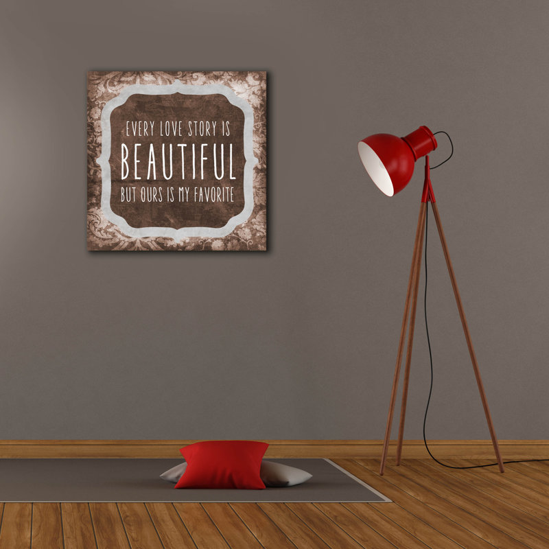 «Beautiful» par Erin Clark, art mural sur toile, H 26 po x l 26 po x P 1,5 po