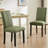 Parsons Dining Chairs Set of 2, Upholstered Kitchen Chairs for Small Spaces, Accent Side Chairs for Dining Room & Apartment, Modern PU Leather High-Back Wood Chairs-320683883