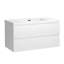 Ensemble de meuble-lavabo mural 41,9 "avec lavabo et deux tiroirs (robinet non inclus), entièrement assemblé-130160093-131221840