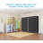 VIPEK S3C Heavy Duty Covered Garment Rack, Adjustable Freestanding Closet with Black Polyester Cover, 1060lb Capacity,White Rack & Black Cover-983634283