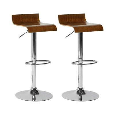Darren Swivel Adjustable Height Counter Stool with Metal Frame