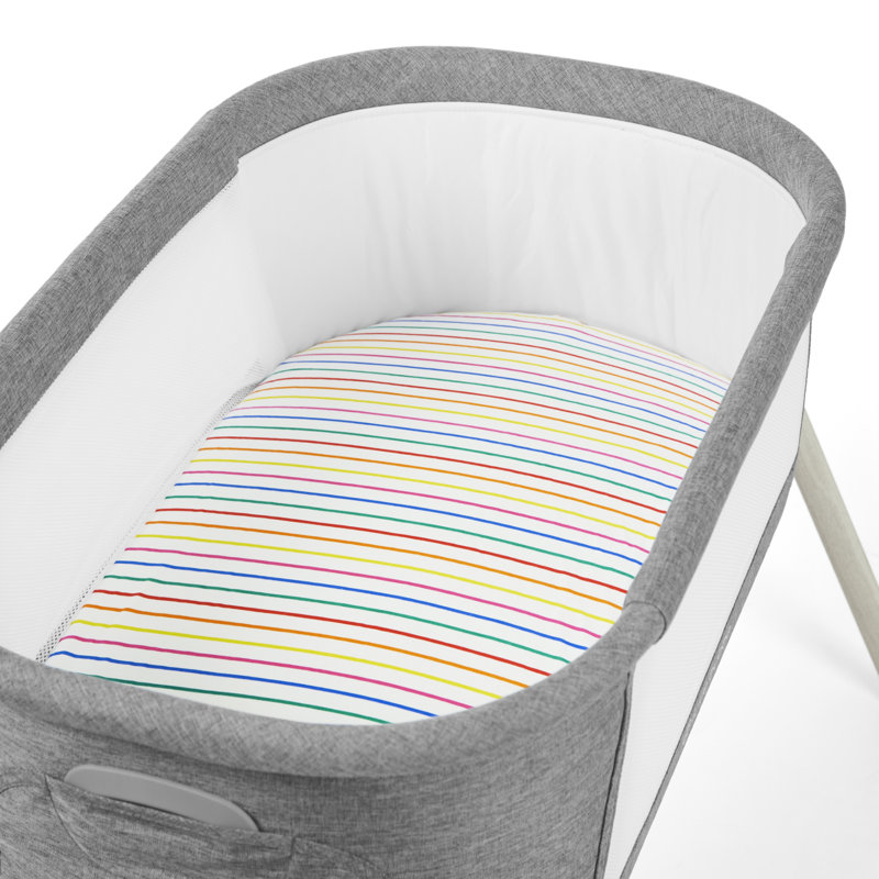 2 PACK FITTED CRIB SHEETS - RAINBOW DREAMS