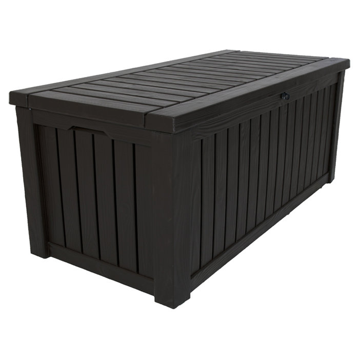 Rockwood 570 L Resin Storage Box, Dark Brown