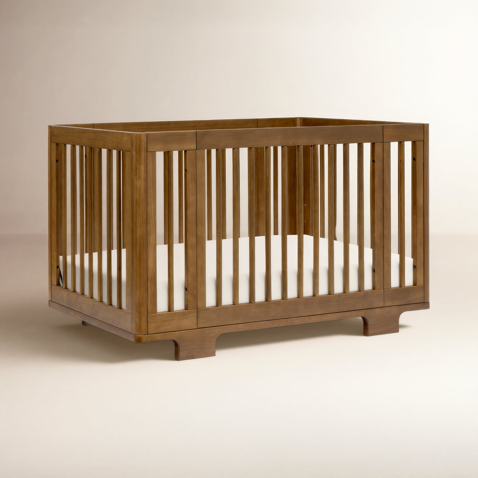 Yuzu Pine 8-in-1 Convertible Crib, Natural Walnut