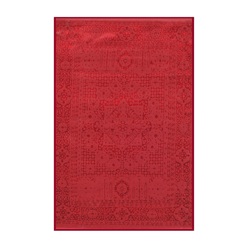 Tapis oriental rouge, Rectangle 5 pi x 7 pi