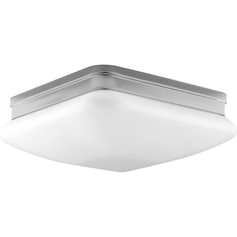 Plafonnier encastré 2 lumières Nason, H 3,75 po x l 11 po x P 11 po