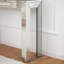 2 - Piece Living Room Table Set Console Table and Mirrored Wall Clock