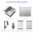 21 Inch Drop In Kitchen Sink With Pull-Out Faucet And Sink Cover - 21 " X 20" Bar Prep Sink Stainless Steel 16 Gauge Workstation Sink Drop-In Topmount Single Bowl Kitchen Sink