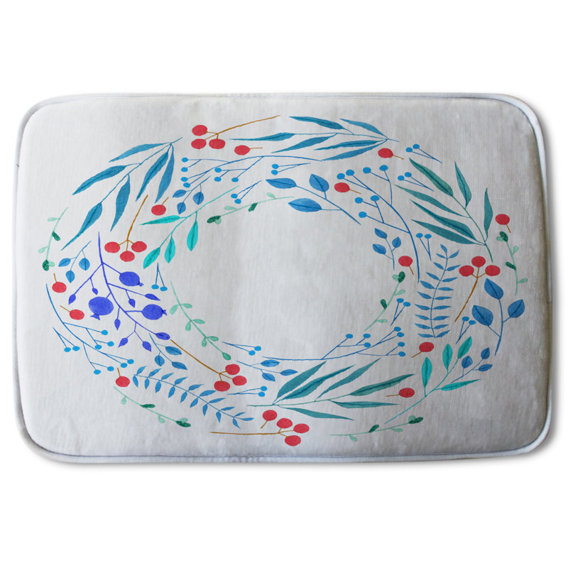 Akhirah Non-Slip Backing Bath Rug
