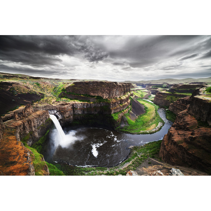 Palouse Falls by Devonyu - Wrapped Canvas Print, 81cm H x 122cm W x 3.8cm D