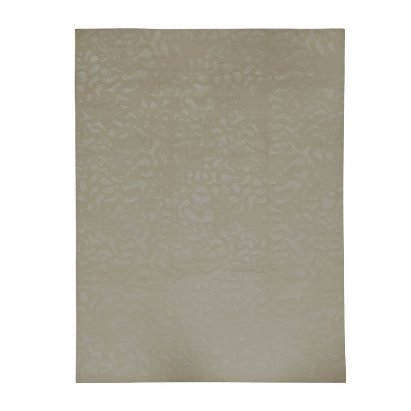 Himalayan Wool and Viscose Geometric Indoor Rug