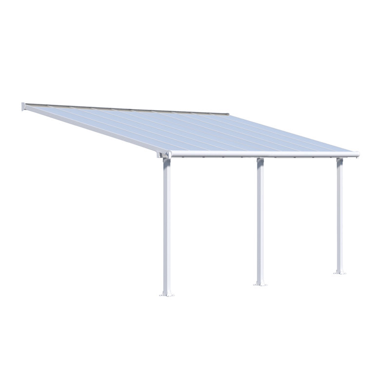 Olympia Awning, White, 3m H x 7.4m W x 3m D