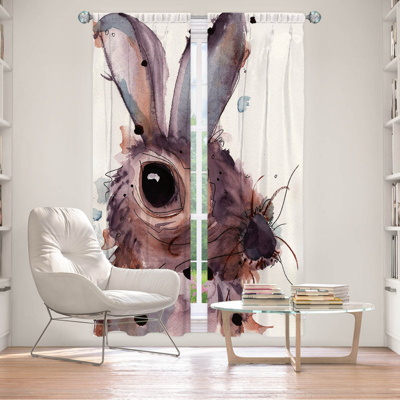 Rideau simple obscurcissant avec passe-tringle Delaughter, L 20 po x L 52 po