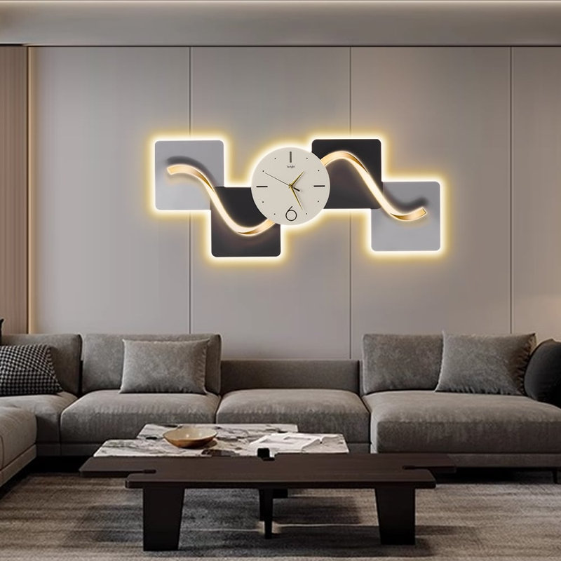 Grande horloge murale silencieuse 39,4 po