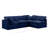 Itala Velvet L-Shaped Sectional Reversible-94482388