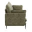 Canapé en tissu avec 2 coussins (coussin compressé)