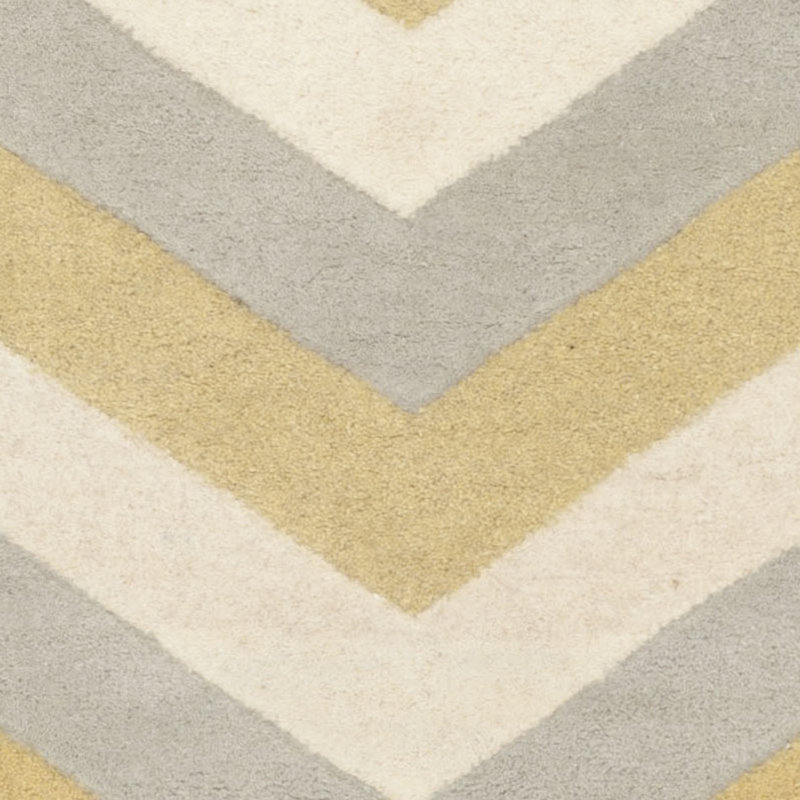 Tapis en laine touffeté à la main Teresita, Carré 5 pi