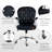 Kimar Chair with Padded Armrests-72835549-72835536