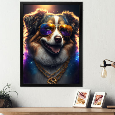 " Australian Shepherd Gangster In NYC "