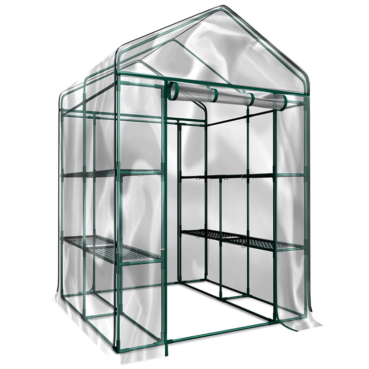Freestanding 4.5' W x 4.5' D Hobby Greenhouse