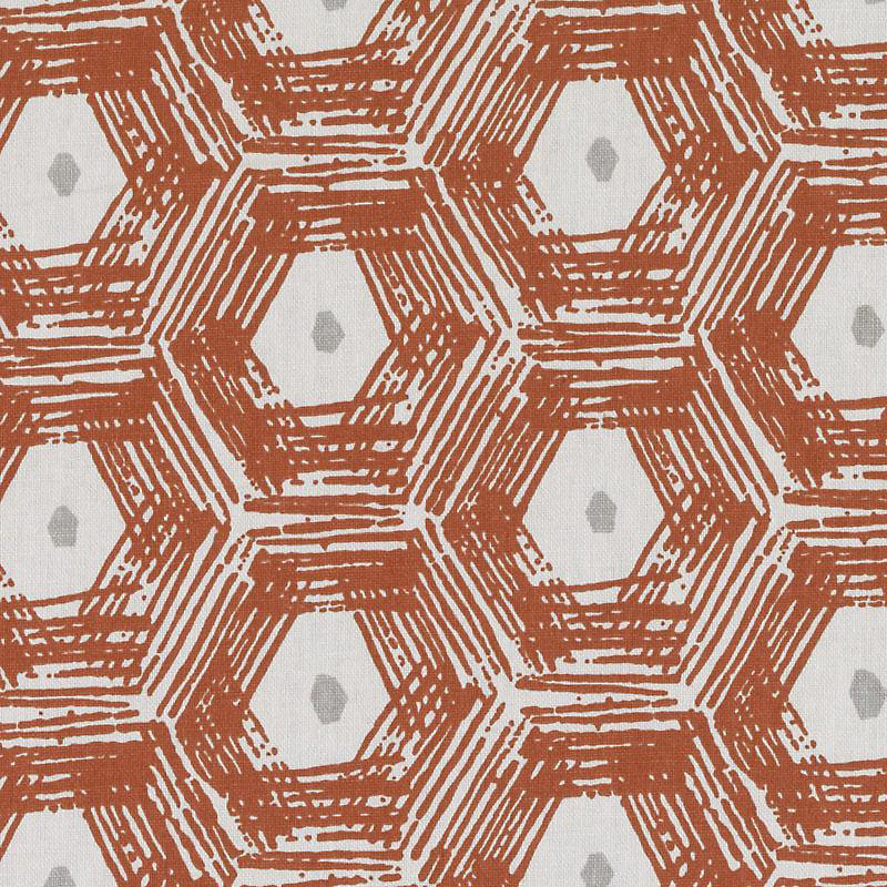 Alhambra Fabric, Coral
