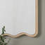 Renette Wavy Solid Wood Beveled Mirror