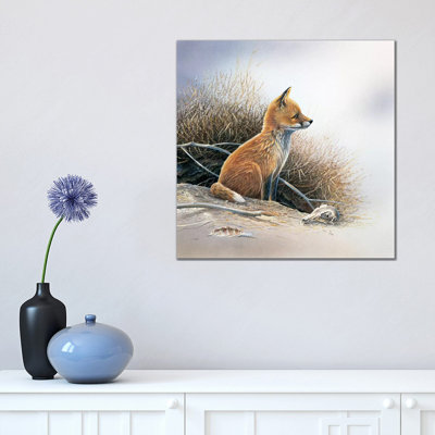 Little Fox 1 Piece Wrapped Canvas Painting