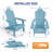 Mailloux Outdoor Folding Plastic Adirondack Chair-1424224951