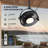 19.7" Outdoor Waterproof Caged Ceiling Fan with Light Kit and Remote Control