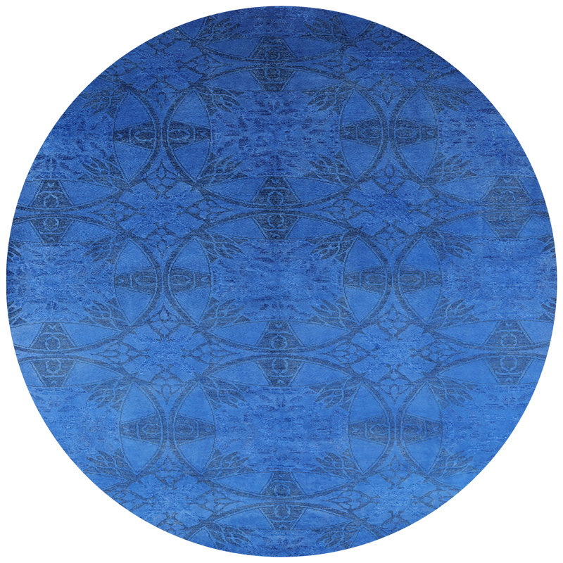 Tapis bleu Grapevine, Rond 8 pi