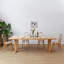 Burlywood Rectangular Solid Wood Dining Table-1719875827