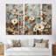 «White American Basswood Forest Collage», art mural arbre-1100001825-1100001827