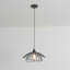 Luminaire suspendu de style campagnard rétro 1 lumière noir