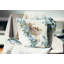Fleurs bleues - coussin à imprimé floral-30423610-30423613
