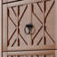 Table de bout haute en noyer avec 3 tiroirs et 2 tablettes ouvertes, table d'appoint de coin polyvalente pour chambre à coucher et espaces de coin compacts