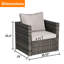 Chaise de jardin en rotin pour l'extérieur-1020613972